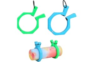 WAQONUY Perfect Pumbler Clamp Machine,Tumbler Clamp for Sublimation,Cup Cradle for Crafting Tumblers,Sublimation Cup Holder Clamp for 20oz 15oz Cups,Mug Clamps for Sublimation,Tumbler Wrapper (Orange&Green)