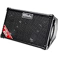 Coolmusic BP40D Powered Acoustic Guitar Amplifier- Portable Bluetooth Speaker 80W W/Battery with Reverb Chorus Delay Effect, 6 Inputs,3 Band EQ, Black