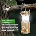2 Pack Camping Lantern, GT ROAD Solar Rechargeable Led Camping Lantern