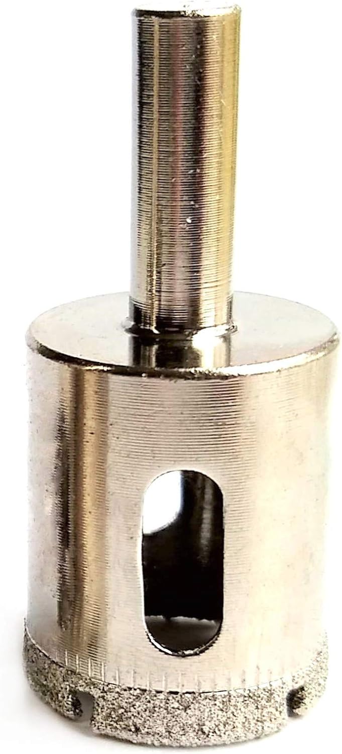 Drilax 1 Inch Diamond Hole Saw Drill Bit Tiles, Glass, Fish Tanks