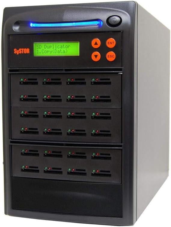 SySTOR 1 à 23 Carte Multiple SD/microSD duplicateur de Carte mémoire