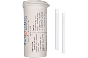 Very High Level Peroxide Test Strips, 2-10%, Time Based Test [Vial of 50 Strips]