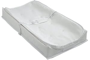 Serta Perfect Sleeper 2-in-1 Deluxe Pillow Top Changing Pad & Portable Changing Mat, White