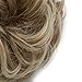Messy Hair Bun Extensions Synthetic Updo Chignons Donut Elastic Bride Bun Ponytail Scrunchy Hairpiece Wig Accessory for Women 35g Yellowish Brown Mix Bleach Blonde-Mediumthumb 4