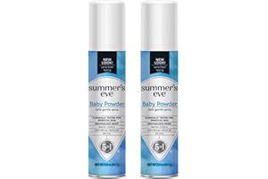 Summer's Eve Baby Powder Freshening Deodorant Spray, 2 Oz (Pack of 2)