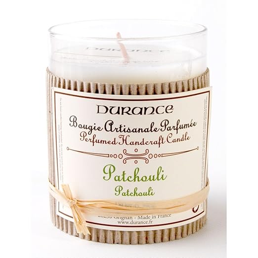 Durance Luxury Patchouli Scented Candle 40 hour Burn Time Amazon.co.uk