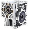 STEPPERONLINE Worm Gearbox NMRV30 Worm Gear Speed Reducer 11mm Input Shaft Diameter (Gear Rtio, 15:1)
