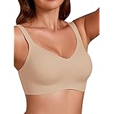 COCOMARTS Jelly Bras for Women No Underwire Full Coverage Push Up Bra Wireless Seamless Bra Comfortable Tshirt Bralettes