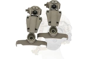 HEARFALCOM ARC Rail Adapter for Fast Series Helmets Compatible with Walker's Razor Earmuffs (Walkers Razor,Walkers Razor Digital)