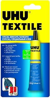 UHU textile solvent free fabric glue 19ml - fast setting, wash resistant view 3