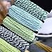 Outus Gift Twine Colorful Twine Gift DIY Packing Twine Natural Cotton Twine for Christmas Arts Crafts, 18 Colors Totally 145 Yards