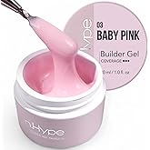 IN.HYPE UV/LED Professional Hard/Builder Gel for Nail Extension/Strengthening/Overlays File Off (Baby Pink #3)