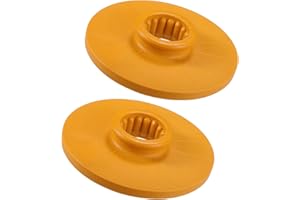 ACROPIX 2pcs 5.31 Inch Rear Suspension Bump Stop Strut Bumper Bump Stop for Chevrolet Impala 2014-2020 No.13330714 Rubber Yel