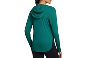 baleaf Women's UPF 50+ Sun Shirt with Hoodie SPF Long Sleeve UV Protection Clothing Hiking Fishing Outdoor Lightweight