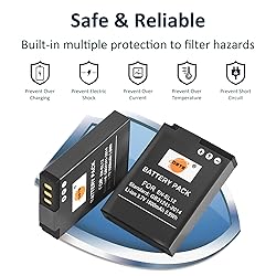 DSTE Replacement for 2X EN-EL12 Li-ion Battery