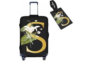 Tuizumy Decorative S Suitcase Protectors Elastic Washable Luggage Covers With Concealed Zippers For 18-32 Inch Luggage (Size Xl: Fits 29-32 Inch)