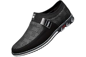 Clolinde of Men's Fashionable Business Casual Casual Shoes, Formal Walking Shoes Large Size Middle-Aged Men's Shoes