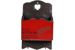 Wooden Mail Box Letter Rack Wall Mounted Mail Sorter Storage Box Key Hooks Standing Holder Organizer Hallway Doorway Hanging 