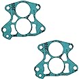 2 Pcs Thermostat Cover Gasket Yamaha Outboard 18-0844 688-12414-00-00 688-12414-A1-00