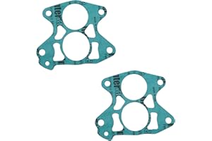 HABIIID 2 Pcs Thermostat Cover Gasket Yamaha Outboard 18-0844 688-12414-00-00 688-12414-A1-00