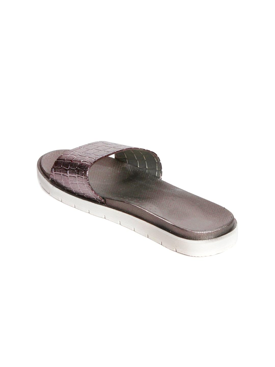 meriggiare women grey synthetic flats