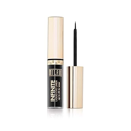 Milani Infinite Liquid Eyeliner Everlast 017 Fl Oz Vegan Cruelty Free Liquid Eyeliner To Define Intensify Eyes For Up To 24 Hours #vegan #drugstore #makeup #brands Milani Infinite Liquid Eyeliner Everlast 017 Fl Oz Vegan Cruelty Free Liquid Eyeliner To Define Intensify Eyes For Up To 24 Hours