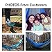Camping Hammock - 210T Parachute Nylon Portable Heavy-Duty 3D Eye Mask( 275x140 cm, Sky Blue/Gray)
