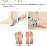 BEZOX Foot File Stainless Steel Double Side Callus Remover Soft Handle Pedicure view 3