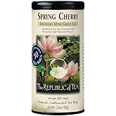 The Republic of Tea - Spring Cherry Green Tea, 50 Tea Bags, Sencha Green Tea