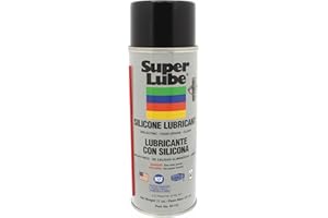 Super Lube Silicone Lubricant - General-Purpose Aerosol - NSF Rated Food Grade - Corrosion Inhibitor - Moisture Resistant - Rubber-Safe Silicone Spray - Translucent Clear - Aerosol - 11 oz (91110)