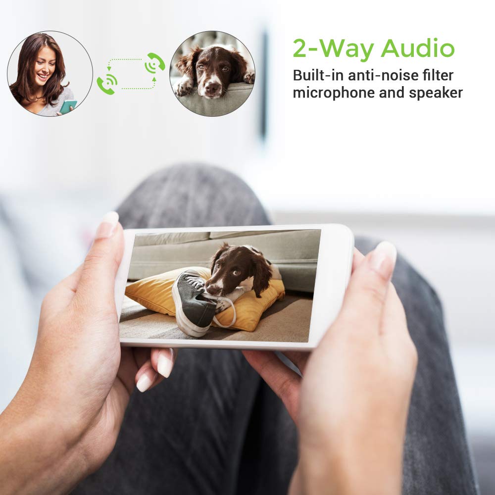 Security Camera home IP Camera, 1080P HD Wifi Camera Home Security Camera Indoor HD Surveillance Camera with Night Vision, Motion Detection, 2 Way Audio, Cloud Storage Monitor for Pet/Baby/Elder