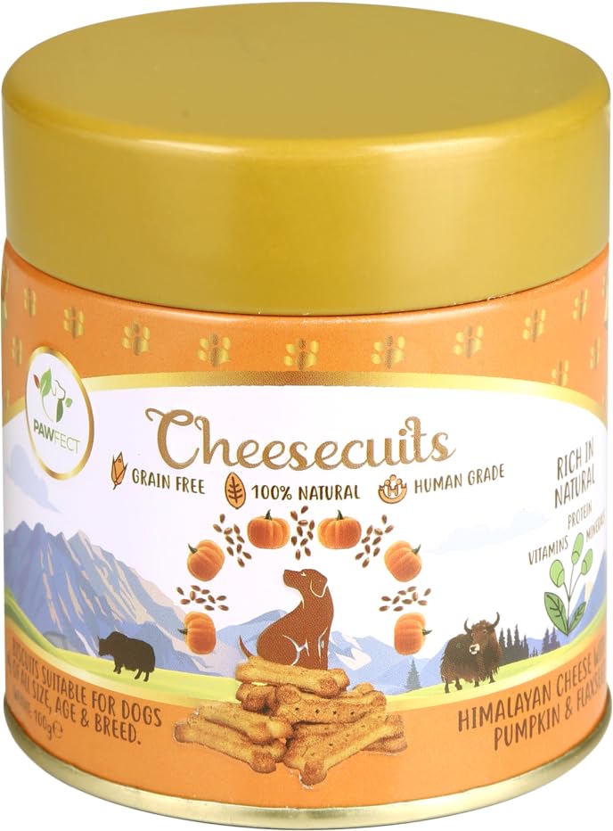 Pawfect Foods Cheescuits (Cheese Biscuits with Pumpkin & Flaxseed)