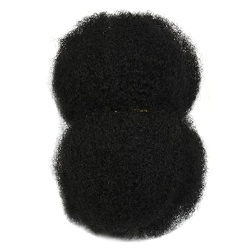 Amazon Com Tight Afro Kinky Bulk For Braiding 6 8 In Jet Black