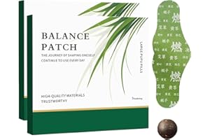 Japanese Herbal Balance Patch, Mugwort Belly Patch for Waist & Abdomen, Plant-Based Ingredients, Comfortable Adhesive Design,