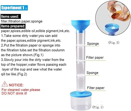 Webby DIY Educational Water Purification Science Kit for Kids