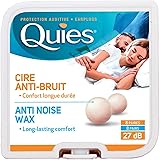 Caswell-Massey Boules Quies Ear Plugs – Natural Beeswax and Cotton Plugs for Swimming, Sleeping – Disposable, Reusable – 8 Pa