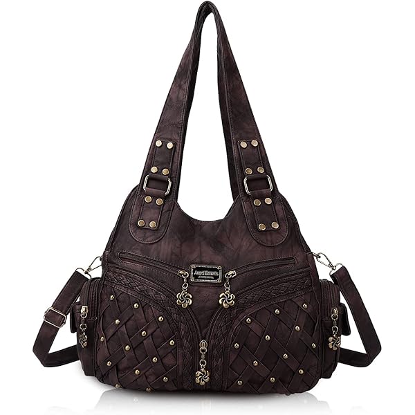 Bolso De Mano De Cuero Genuino Para Mujer, Organizador