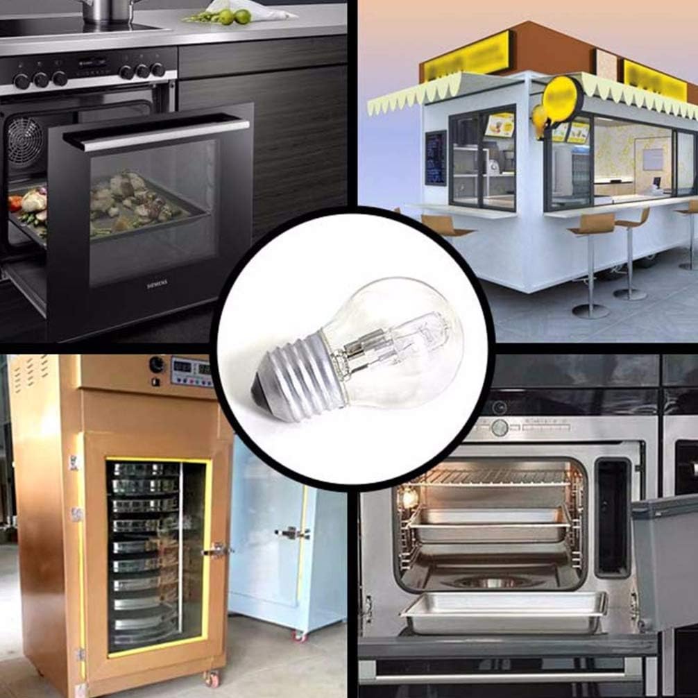 OSALADI 2 Pezzi Forno Lampadina E27 Forno Ad Alta Temperatura Lampada  Alogena 42W di Calore-Resistente Lampadine A Incandescenza Elettrodomestico  da Cucina di Ricambio Lampadine a incandescenza urban-earth.co.uk