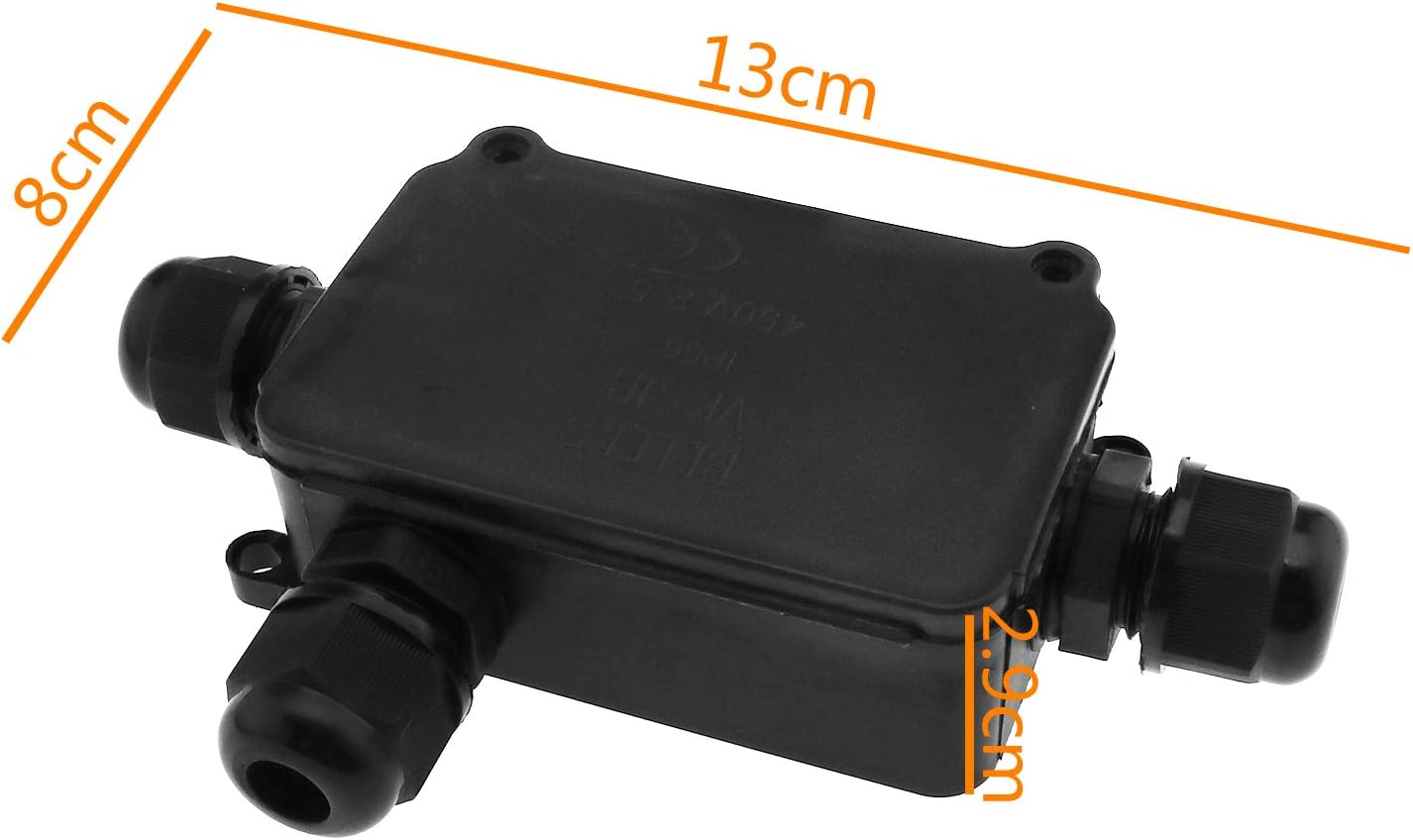 Connettore Cavo Esterno IP68 | Scatola Giunzione Impermeabile 3 Vie, Per Diametro 5-9mm, Tipo Vite - Foto 8