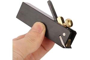 HZTYYIER DIY Cable-line Carpenter Wood Cutting Tool Small Hand Plane Wood Chamfer Wood PlanerMini Ebony Plane for Woodworking Handcraft Tools