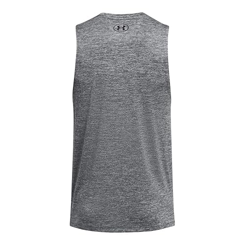 Under Armour Men's Tech Tank Top, (025) Castlerock Black, Medium