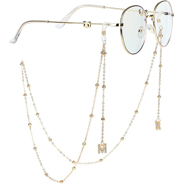 アクセサリー END EYEGLASSES HOLDER CHAIN NECKLACE AININI Eyeglass Chains with Solid Star Moon for Men, Stylish