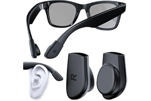 Anti-Slip Silicone Eyeglass Ear Grip Compatible with Ray Ban Meta(Gen 1&2) Wayfarer/Skyler/Headliner Smart Glasses Accessorie