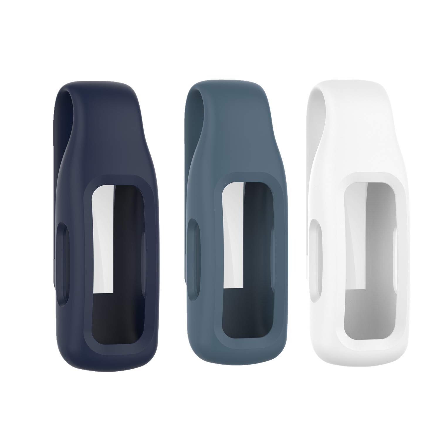 Accessory Clip for Fitbit Inspire 2/ Inspire 3, Muovrto Silicone Replacement Case Holder for Fitbit Ace 3