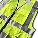 Salzmann Mesh Multi-Pocket Working Vest - Reflective Vest - Made with 3M Reflective Material