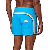SUNDEK Mens Fixed Waist Boardshort, Swim Trunks 14" Length 3" Inseam