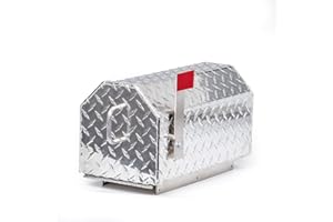 LAMBRIGHT ALUMINUM Indestructible Amish-Made Durable Aluminum Mailbox with Magnetic Closure Silver