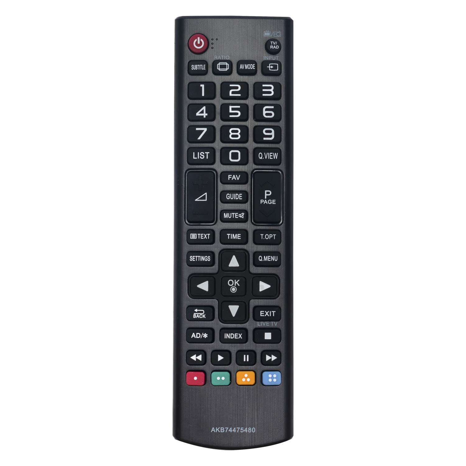 VINABTY AKB74475480 Replacement Remote Control Compatible with LG TV 32LH500D 32LH500D-ZA 65UF675V 32LH501C 43LH500T 43LH501C 49UH664V