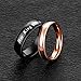 His Queen Wedding Bands Men's Women Stainless Steel Bridal Ring Set Couples Anniversary Engagement Promise Ring, Size 4