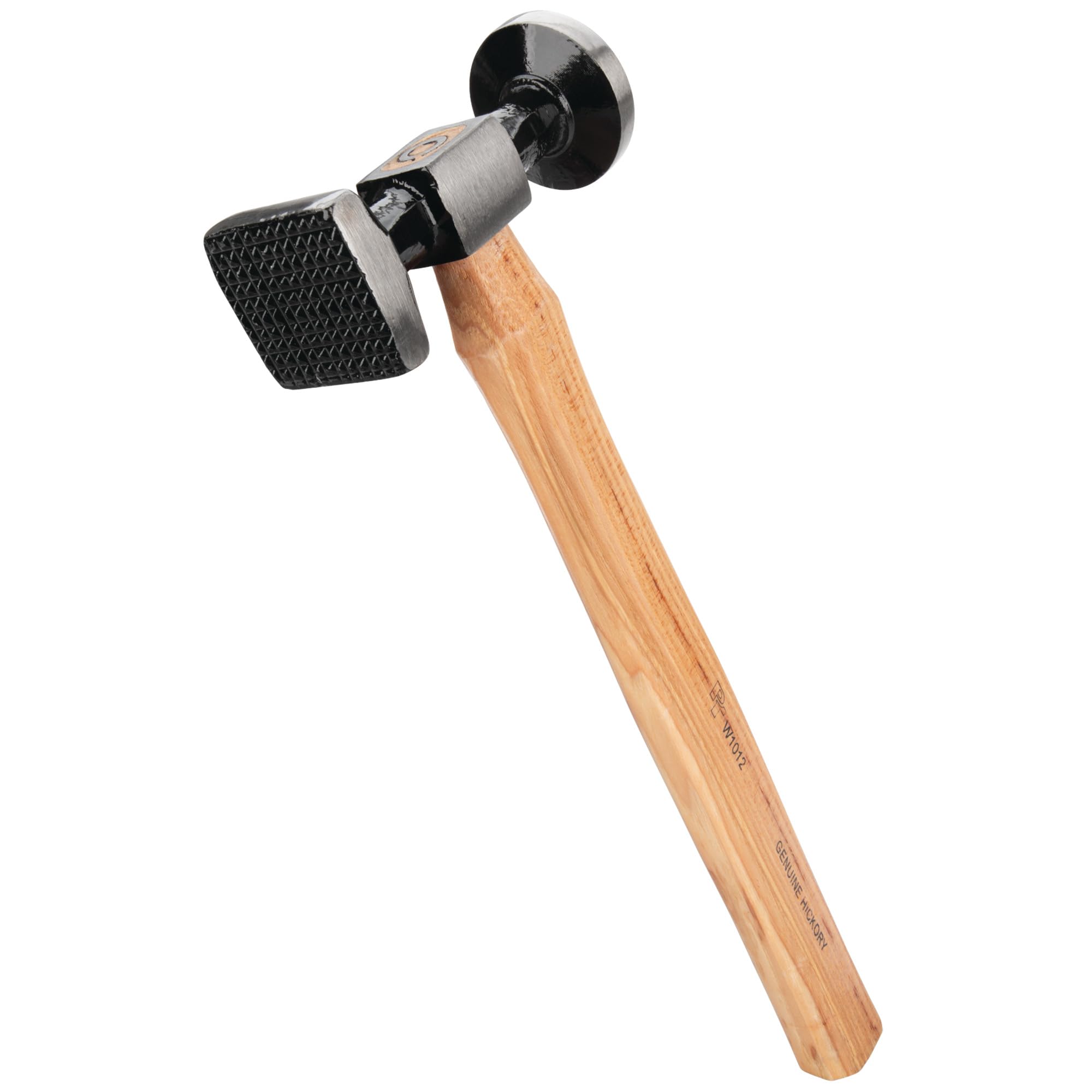 PERFORMANCE TOOL W1012 Heat-Shrinking Hammer, High Carbon Drop Forged Steel Head, Genuine Hickory Handle, Ideal for Metal Working with Dolly — image 1